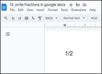 fractions-google-docs-before-formatting