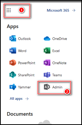 go-to-admins-from-sharepoint
