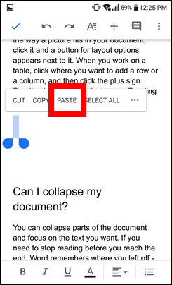 google-docs-app-paste