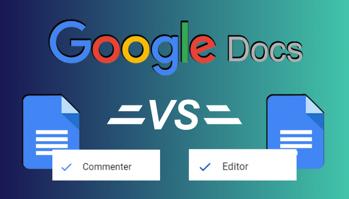 google-docs-commenter-vs-editor