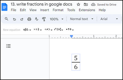 google-docs-equations-insert-fractions
