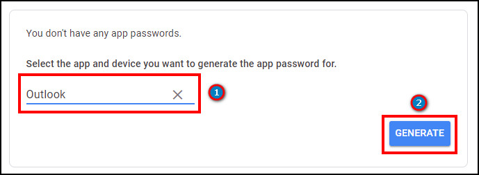 google-generate-pass-for-outlook