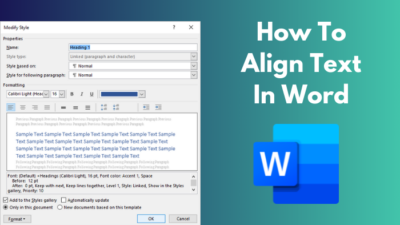 how-to-align-text-in-word
