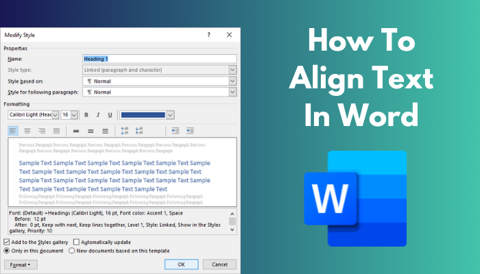 How To Align Text In Word [Definitive Guide 2024]