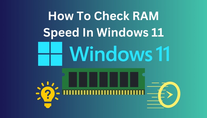 How To Check RAM Speed On Windows 11 [3 Tested Methods 2024]