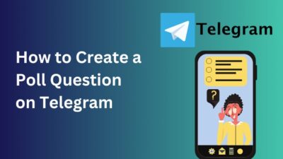 how to create a poll question on telegram