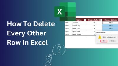 how-to-delete-every-other-row-in-excel