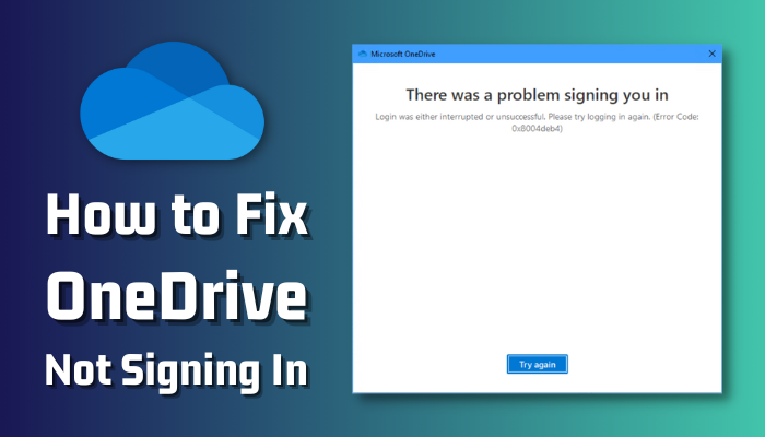 how-to-fix-onedrive-not-signing-in