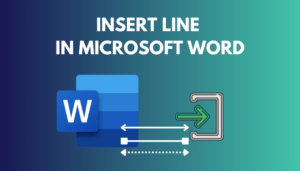 microsoft word insert line shortcut