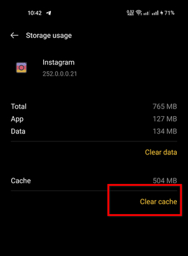 instagram-app-info-storage-usage-clear-cache