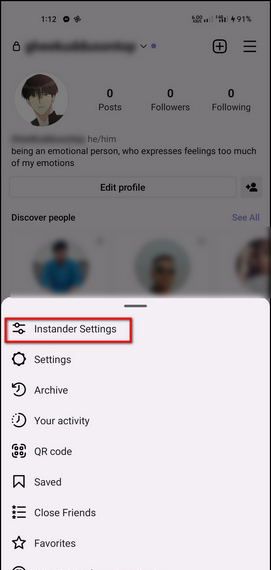 instander-settings