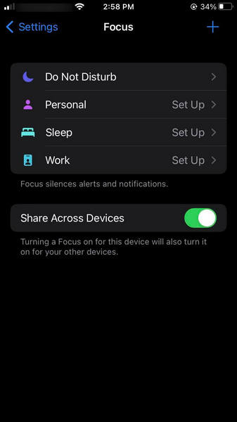 iphone-settings-fous-option