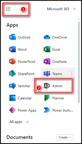 launch-admin-in-sharepoint