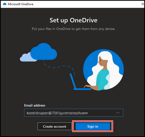 log-in-to-the-onedrive-app