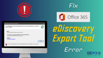 microsoft-office-365-ediscovery-export-tool-error