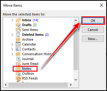 move-deleted-items-to-notes-section-in-outlook