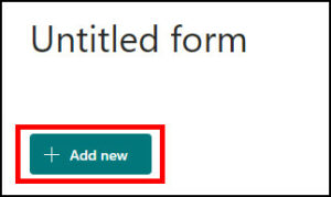 how to add free text box in microsoft forms