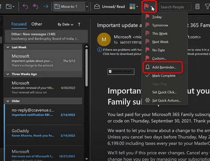 Set Reminders In Outlook Without Creating Appointments 2023 