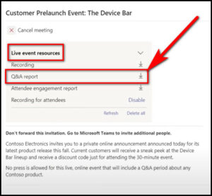 Enable the Q&A Option for Teams Live Events [Guideline 2024]