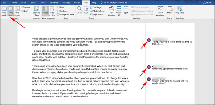 ms-word-print-view-s