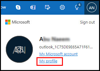 my-profile-in-outlook