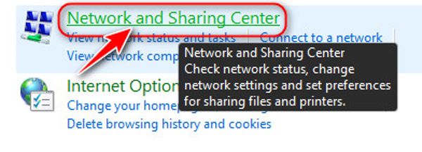 network-and-sharing-options