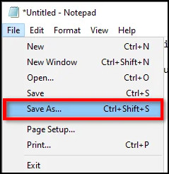 notepad-save-as