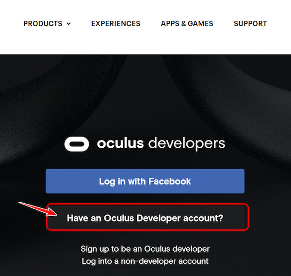oculus-developer-account-button