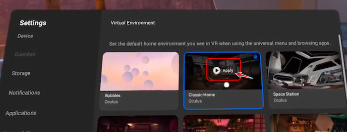 oculus-quest-2-apply-virtual-environment