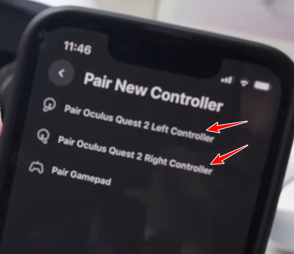 oculus-select-right-or-left-controller