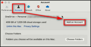 how to add another onedrive to my computer