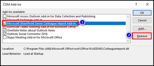 outlook-add-in-remove