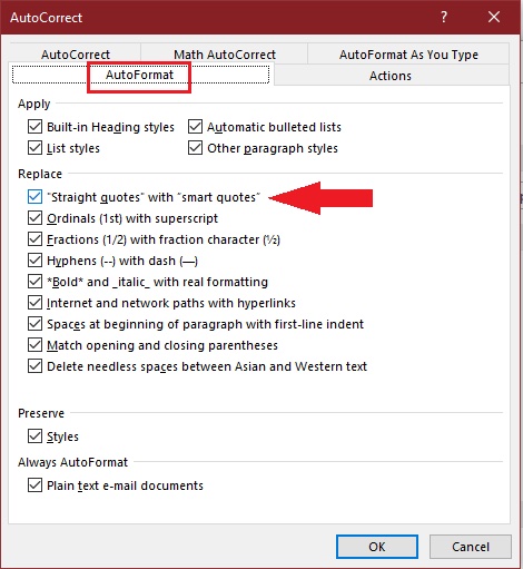 outlook-auto-format