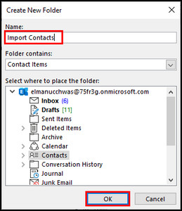 outlook-contacts-import-folder