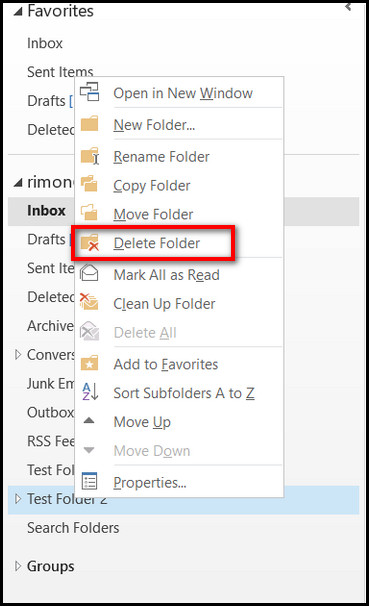 outlook-delete-folder