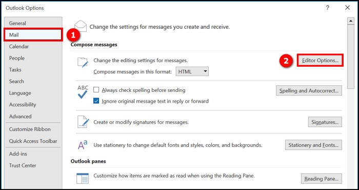 outlook-editor-options