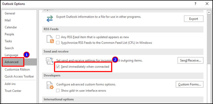 outlook-enable-send-immediately-when-connected