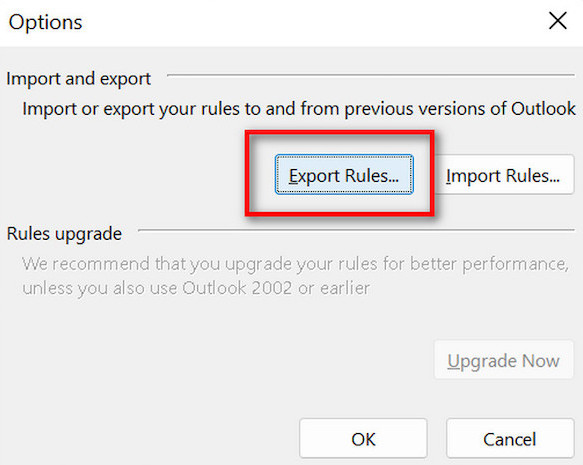 outlook-export-rules