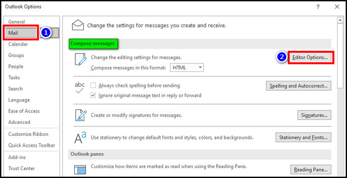 outlook-mail-editor-options