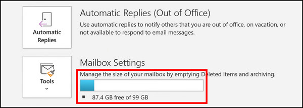 outlook-mailbox-size