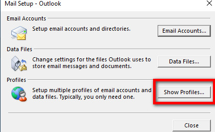 outlook-manage-profile-show
