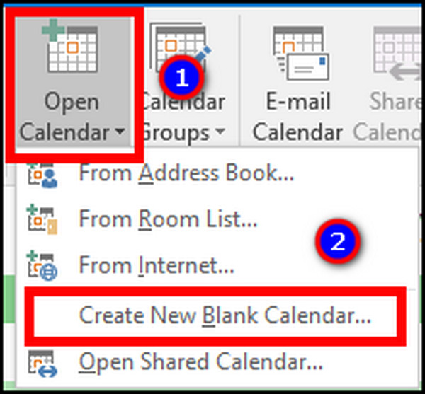 outlook-pc-create-new-blank-calendar