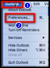 outlook-preference