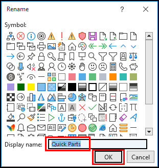 outlook-quick-parts-ribbon-group-name
