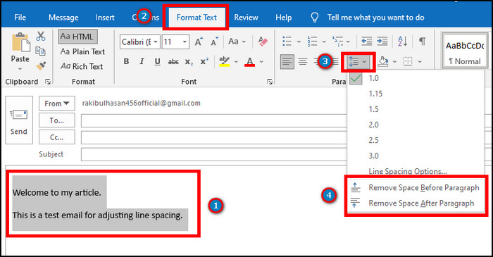 outlook-remove-line-space