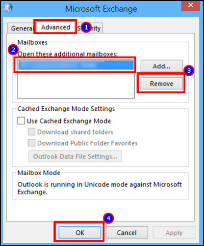 outlook-remove-shared-mailboxes