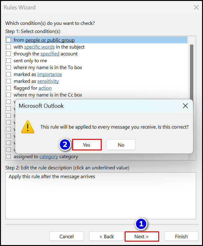 outlook-rule-next-yes-option