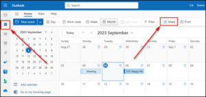 Request Calendar Access in Outlook [Ask for Permission]