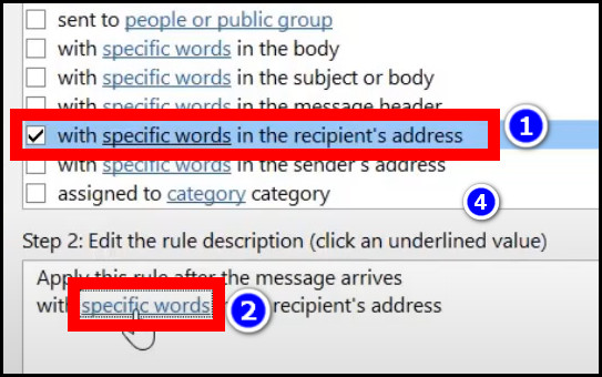 outlook-specific-word