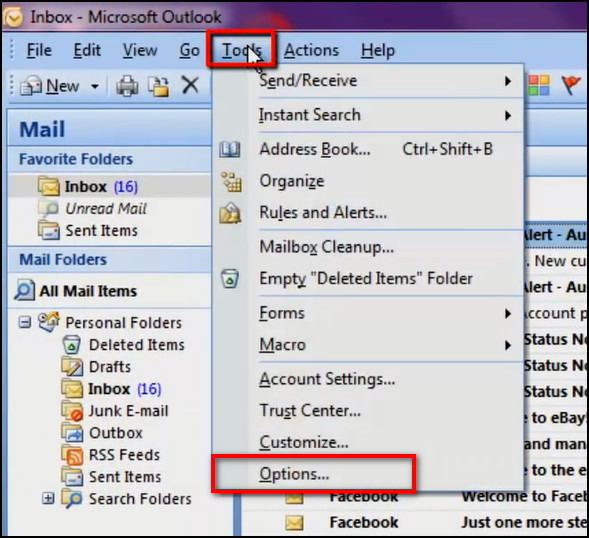 outlook-tools-options